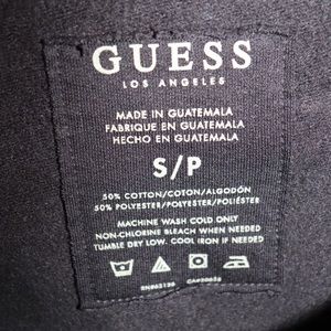 guess repeat logo crewneck